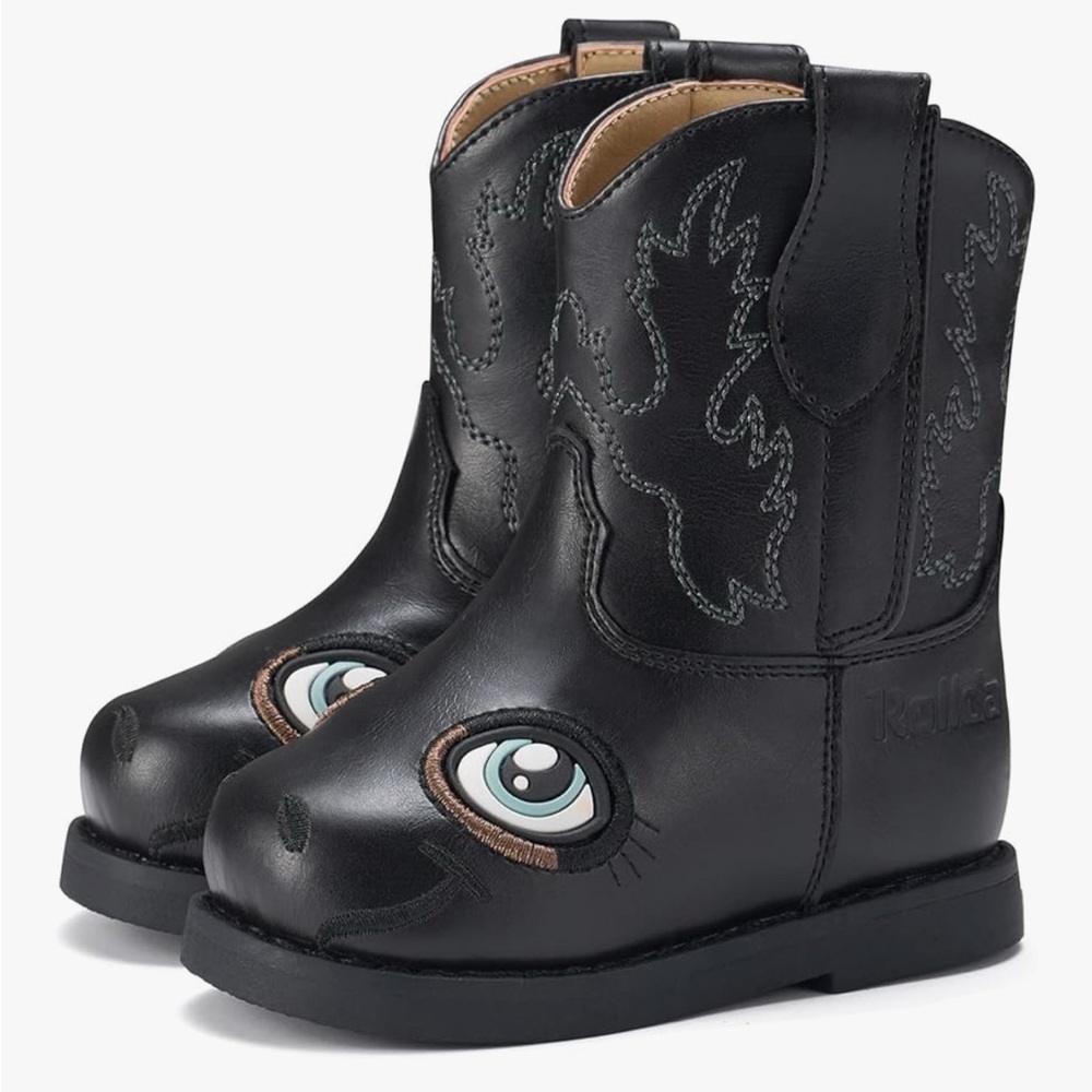 New-Baby Cowboy Boots Toddler Cowgirl Boots Infant Western Boots Round Toe